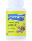 SUNFORCE HEALTH & ORGANICS Deep Lung Cleanse Veggie Caps | RespirActin Product Family of Herbal Supplements | Respiratory System Support (120)