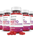 Justified Laboratories (5 Pack) Genesis Keto ACV Gummies - 1000MG