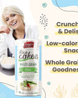 LIEBERS Rice Cakes Kosher Certified Snack Dairy Free Wheat Free Gluten Free And Vegan options pack of 3 Multi Grain