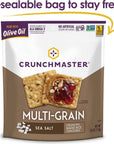 Crunchmaster Multi Grain Gluten Free Sea Salt 4 Ounce Bags Pack of 12