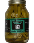 Texas Hill Country Pickled Garlic Dill Okra 32 oz