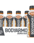 BODYARMOR ZERO Sugar Orange Sugar Free Sports Drink  LowCalorie Hydration  Natural Flavors with Potassium Packed Electrolytes Antioxidants and Bvitamins 16 fl oz pack of 12