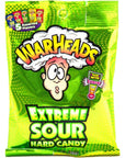 Warheads Extreme Sour Hard Candy Assorted Flavors 2oz.