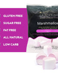 La Nouba SugarFree Marshmallows  2 Value Packs  27 oz Each  Low Calorie Low Carb FatFree and Gluten Free Snack  Traditional Delicious Taste  All Natural and Healthy Marshmallows