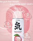 CHI FOREST White Peach Sparkling Water 24 Cans Flavored Sparkling Water 0 Sugar and 0 Calorie Bubbly Water Refreshing Carbonated Water Perfect for Party Exercise or Work 1116 Fl oz Pack of 24