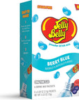 Jelly Belly Berry Blue Powder Drink Mix  12 boxes 72 sticks  Sugar Free  Delicious Makes 72 flavored water beverages