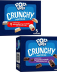 PopTarts Crunchy Poppers Crunchy Filled Snack Pieces Kids Snacks OntheGo Snacks Variety Pack 3 Boxes 15 Pouches