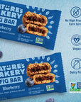 Nature’s Bakery Whole Wheat Fig Bars, Blueberry, Real Fruit, Vegan, Non-GMO, Snack bar, Twin packs- 12 count