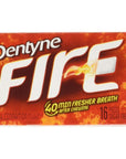 Dentyne Fire Spicy Cinnamon SugarFree Gum 12 Pack