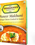 Indialicious Ready to eat PANEER MAKHANI cottage cheese cooked in sauce 105 Oz Pack of 10