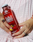 ALLWELLO Organic Cold Pressed Lemonade Gluten Free NonGMO No Preservatives No Sugar Added Strawberry Lemonade 12 Pack