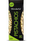 Wonderful Pistachios In Shell, Roasted & Salted Nuts, 16 Ounce Bag - Healthy Snack, Protein Snack, Pantry Staple