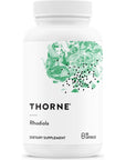 Thorne Rhodiola - Botanical Supplement for Stress Relief - Enhances Sleep, and Mental Focus - 60 Capsules