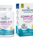 Nordic Naturals Complete Omega, Lemon Flavor - 60 Soft Gels - 565 mg