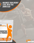 BULKSUPPLEMENTS.COM L-Carnitine HCl Powder - Carnitine Supplement, Carnitine Powder, L-Carnitine 500mg - Amino Acids Supplement, 500mg per Serving, Gluten Free, 100g (3.5 oz)