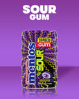 Mentos SOUR SugarFree Chewing Gum with Xylitol Sour Grape Flavored 28 Piece Bottle Pack of 6