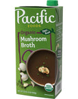 Pacific Foods Organic Mushroom Broth, 32 oz Carton