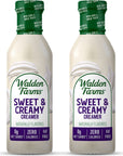 Walden Farms Sweet Cream Coffee Creamer 355ml Pack of 2