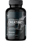 Bronson Micronized Creatine Powder 5g (5000mg) - 60 Servings