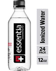 Essentia WaterIonized Alkaline Bottled Water Clinically Shown to Rehydrate Better 999 Pure 95 pH or Higher Consistent Quality in Every BPA and PhthalateFree Bottle 12 oz Pack of 24