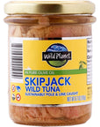 Wild Planet Wild Skipjack Tuna In Pure Olive Oil Keto  Paleo 3rd Party Mercury Tested 67 Ounce Pack of 6