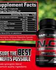 N.O. Nitric Oxide Booster with L-Arginine, L-Citrulline, Beta Alanine, AAKG - Non-GMO, Gluten-Free, Vegan - Pre-Workout Supplement for Muscle Growth, Stamina, Energy, Pumps, Vascularity - 60 Capsules