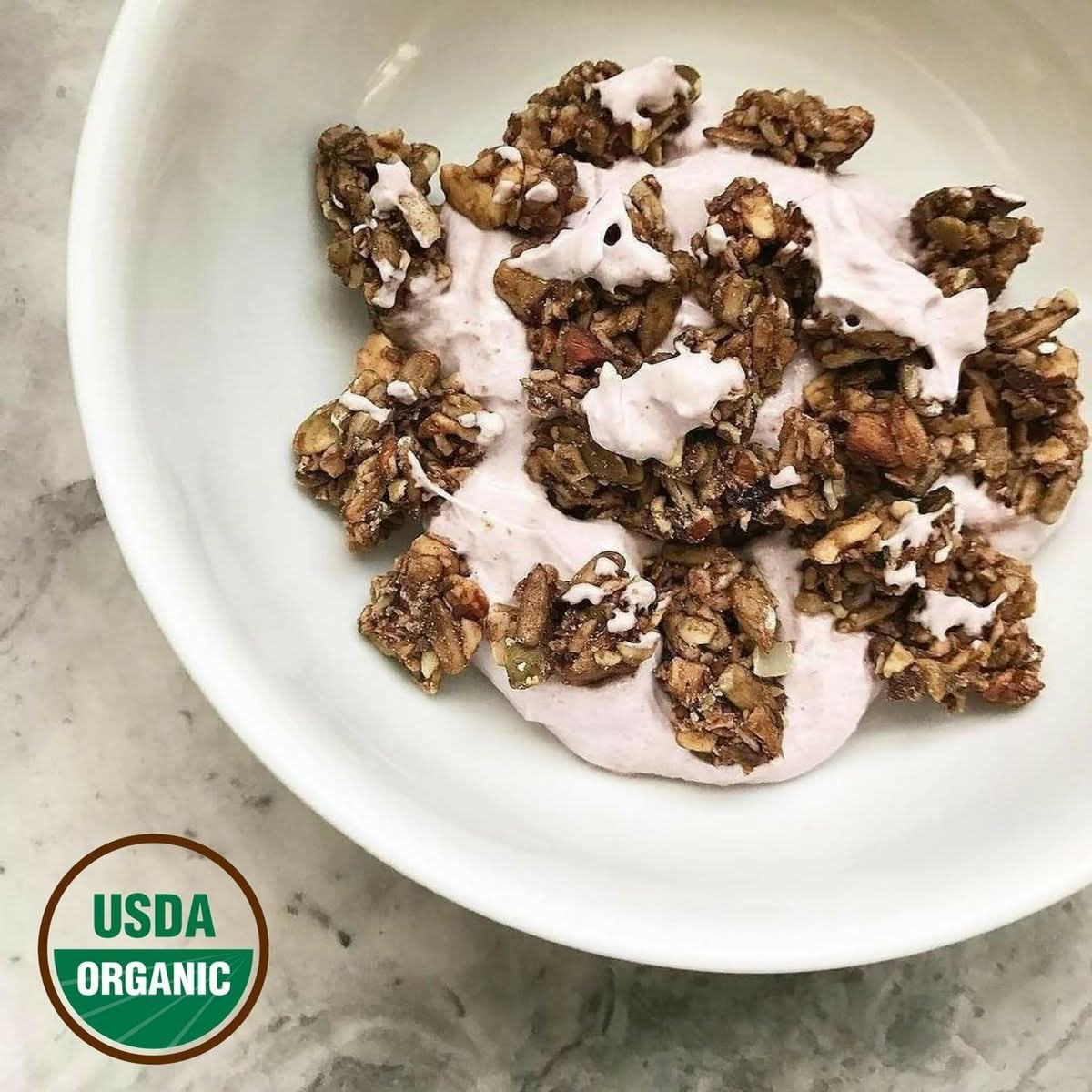 Lark Ellen Farm Berrylicious Granola Clusters Raw Organic Vegan Low Carb Paleo GlutenFree Bites Healthy BreakfastSnack 8 oz 6 Pack