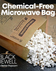 Black Jewell Gourmet Microwave Popcorn Healthy Popcorn Snack No Salt No Oil 87 Ounces Pack of 3