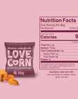 LOVE CORN BBQ 07oz x 20 Bags  Delicious Crunchy Corn  Healthy Family Snacks  Gluten Free Kosher NONGMO  Alternative for Chips Nuts Crackers  Pretzels  Perfect for Charcuterie Boards