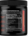 Runner's Performance Mix - Energy & Endurance Powder - Keto Friendly - Low Carb & Low Calorie - Vitamins, BCAAs, Caffeine & More - Fruit Punch - 30 Servings!