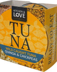 Kitchen  Love Wild Caught Tuna with Quinoa  Chickpeas in Olive Oil 6 oz Pack of 8