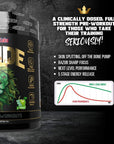 EHP Labs Pride Pre Workout Supplement Powder - Full Strength Pre-Workout Energy Supplement, Sharp Focus, Epic Pumps & Faster Recovery - Sour Green Apple (40 Servings)