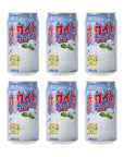 Felice Carbonated Beverage White Cream Soda Yogurt Flavored 6 Pack Total of 2100mL