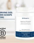 Metagenics BioPure Protein powder 12.3oz (15 servings)