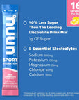 Nuun Sport Electrolyte Powder Packets - Pink Lemonade Flavor | 5 Essential Electrolytes for Hydration | Easy Open Drink Mix with Magnesium | 1g Sugar | Non GMO, Vegan | 16 Single Serving Sticks