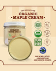 Frost Ridge Maple Farm Organic Maple Cream Grade A One Pound 16 oz