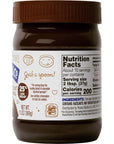 Peanut Butter  Co Hazelnut Spread Dark Chocolatey Hazelnut Gluten Free  NonGMO 13 Oz Pack of 6