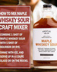 Cocktail Crate Whiskey Lovers 3 Pack Drink Mixers  AwardWinning Craft Cocktail Mixers  Premium Cocktail Syrup Handcrafted with Aromatic Bitters  Demerara Sugar  12oz  3 pack