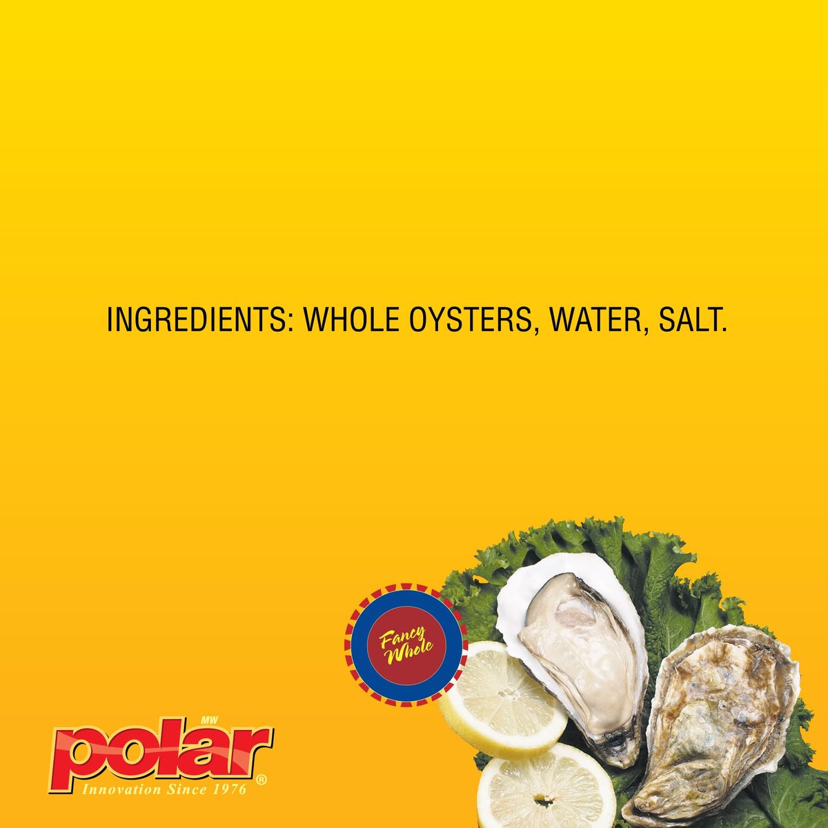 MW Polar Seafood Boiled Whole Oyster 8Ounce Pack of 12