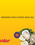 MW Polar Seafood Boiled Whole Oyster 8Ounce Pack of 12