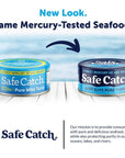 Safe Catch Canned Wild Tuna Fish Wild Caught Lowest Mercury GlutenFree Kosher NonGMO Whole30 Approved Paleo Keto Food 5oz Can 12Pack