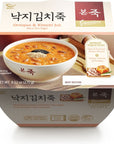 BONJUK Octopus  Kimchi JukPorridge Bowl  Korean soup stew Kfood Hearty Breakfast Oat Meal  95oz270g bowl type