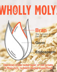 Wholly Moly Oat Bran Instant Oatmeal Original 400g1 Pack High Fiber No Sugar Added All Natural Vegan Friendly