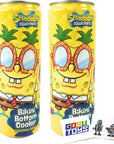 Spongebob Squarepants Bikini Bottom Cooler Pineapple Drink 2 Pack with 2 Gosutoys Stickers