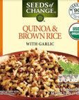 Seeds of Change Organic Quinoa and Brown Rice with Garlic 85 oz 6 ct