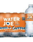 Water Joe Caffeinated Water 12 Pack 20 Oz Bottles with 70mg of Caffeine  Sugar Free Substitute to Coffee Soda and Energy Drinks