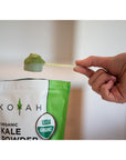 KOYAH  Organic USA Grown Kale Powder Equivalent to 30 Cups Fresh Freezedried WholeLeaf Powder