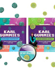 Generic Feastables Karl Gummy Candy Combo Sour Blue Raspberry  Sour Green Apple 176 oz Each