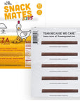 The New Primal Snack Mates Meat Sticks, Gluten Free Healthy Snacks for Kids, Low Sugar High Protein Kids Snack for Lunchbox, Mini Paleo Jerky Stick, 10 Pack (Pizza)