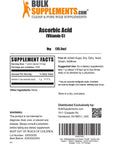 BULKSUPPLEMENTS.COM Ascorbic Acid Powder - Vitamin C Powder, Pure Vitamin C Ascorbic Acid, 1000mg Vitamin C - Powdered Vitamin C, Food Grade & Gluten Free - 1000mg per Serving, 1kg (2.2 lbs)